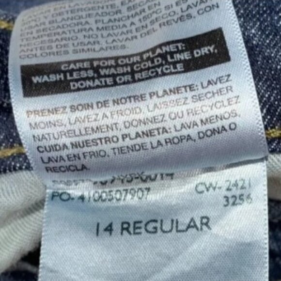 Levi Strauss & Co. Gold Label Straight Jeans SIze 14 - Picture 6 of 9